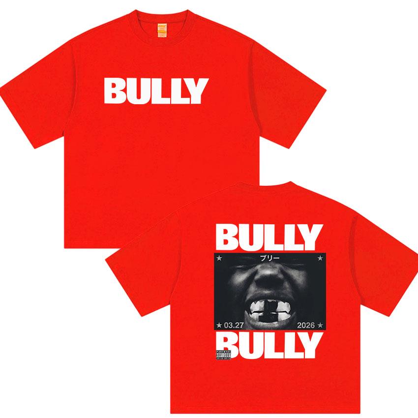 

Rapper Kanye West Bully New Album 2026 Graphic T Shirt Unisexs Hip Hop Pop Music Short Sleeve Tshirt Retro Cotton Tees Streetwear S