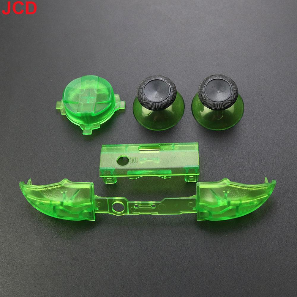 5in1 For Xbox Series X S Controller LB RB Button Strip Middle BaffleStrip Cross Direction Keys Analog Joystick Cap D-Pad Button