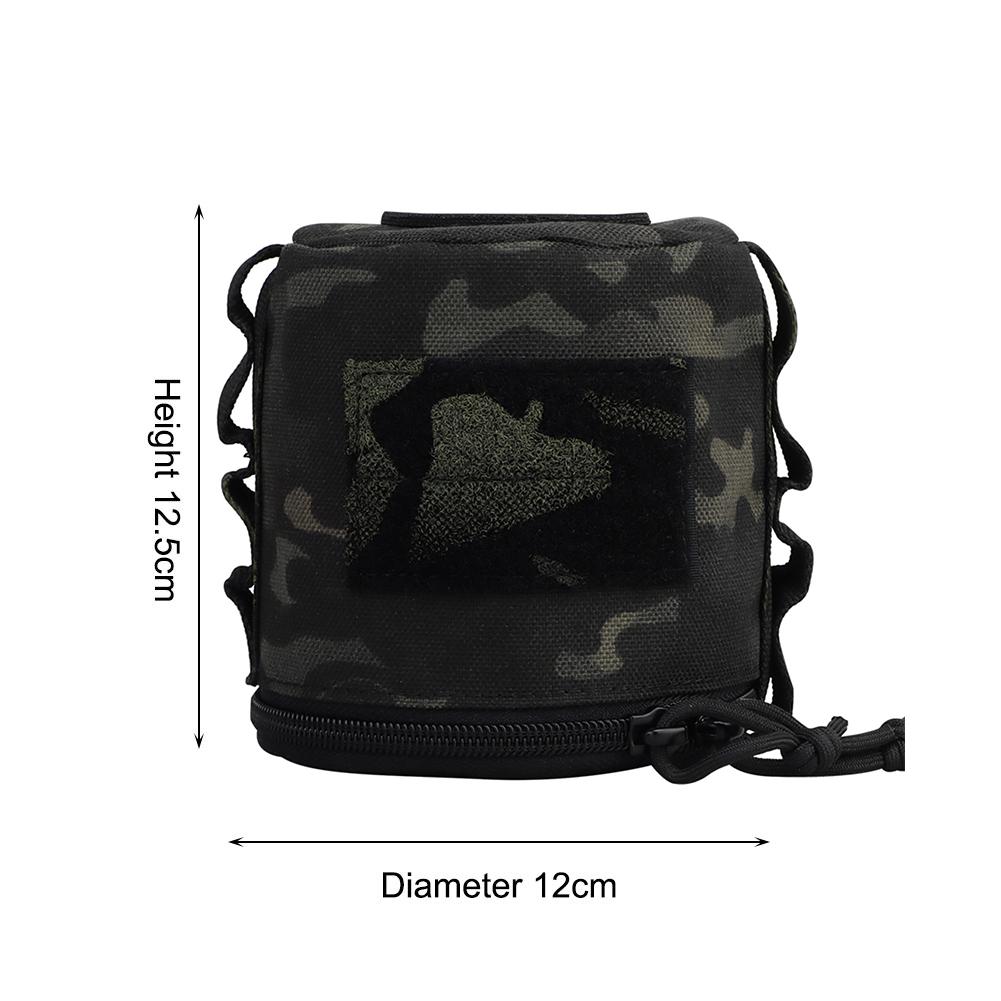 Roll Paper Storage Bag Portable Tissue Paper Pouch Polyester Waterproof Hanging Napkin Holder for Picnic Camping Hiking