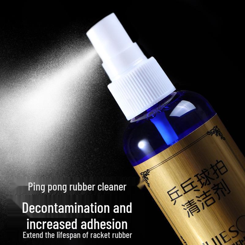 Hui Sheng 100ml Blue Press-Type Table Tennis Rubber Cleaner Spray