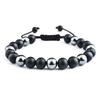 Tiger Eye Woven Retro Bracelet: Personalized European and American Men's Hand Jewelry