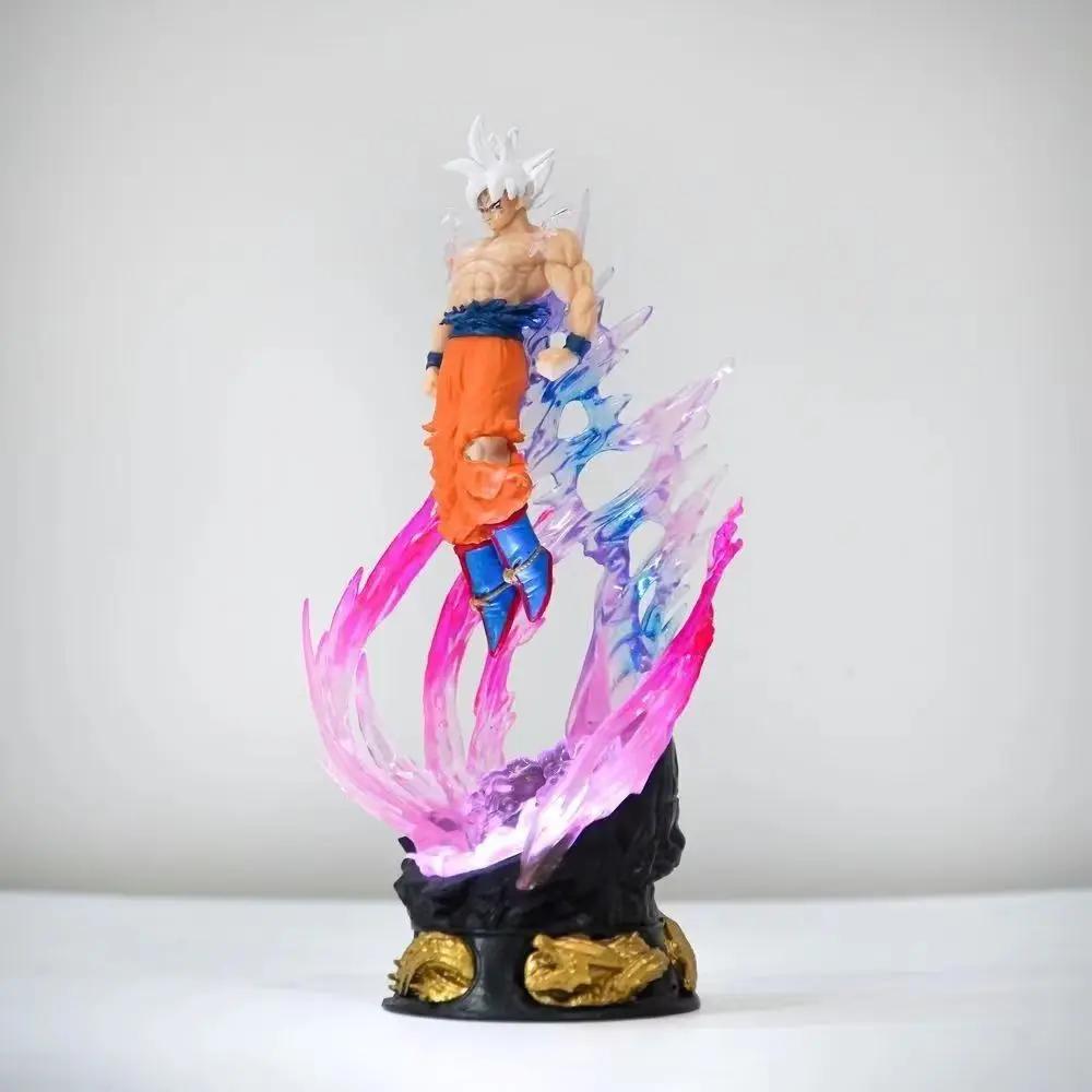 24cm PVC Statue Dragon Ball Z Goku Ultra Instinct Figur Ultra Instinto Goku Figuren Sammlung Modell Spielzeug Geschenke