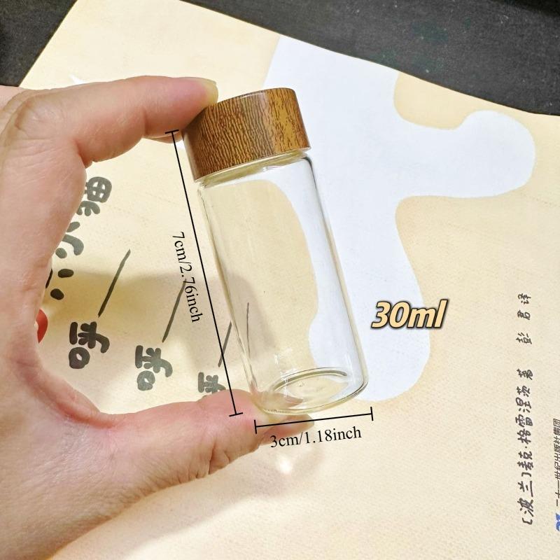 Mini Glasversiegelungsglas Lebensmittelqualität Kaffeepulver Goldbohnen Aufbewahrungsflasche Tragbares Glas