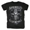 Harajuku Metalcore Avenged Sevenfold Rock Herren T-Shirt Hip Hop Streetwear T-Shirt Heavy Metal Mode Lässiges T-Shirt Damen