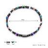 3PCS Simple Style Black Gallstone Acrylic Beads Foot Anklet Ankle Bracelet