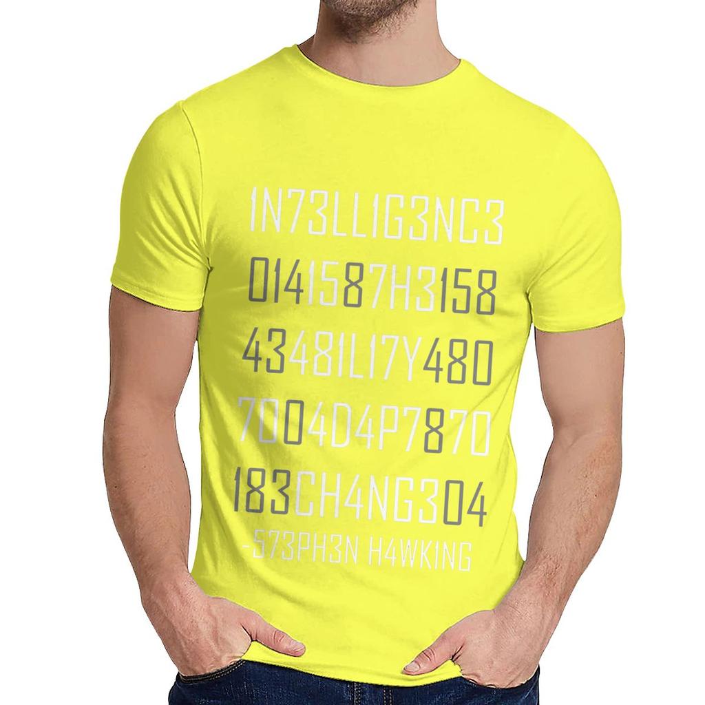 Intelligenz Passe dich an oder stirb Kodiertes T-Shirt Mode Rundhals Maßgeschneidert Mann S Retro Natürliche Baumwolle US