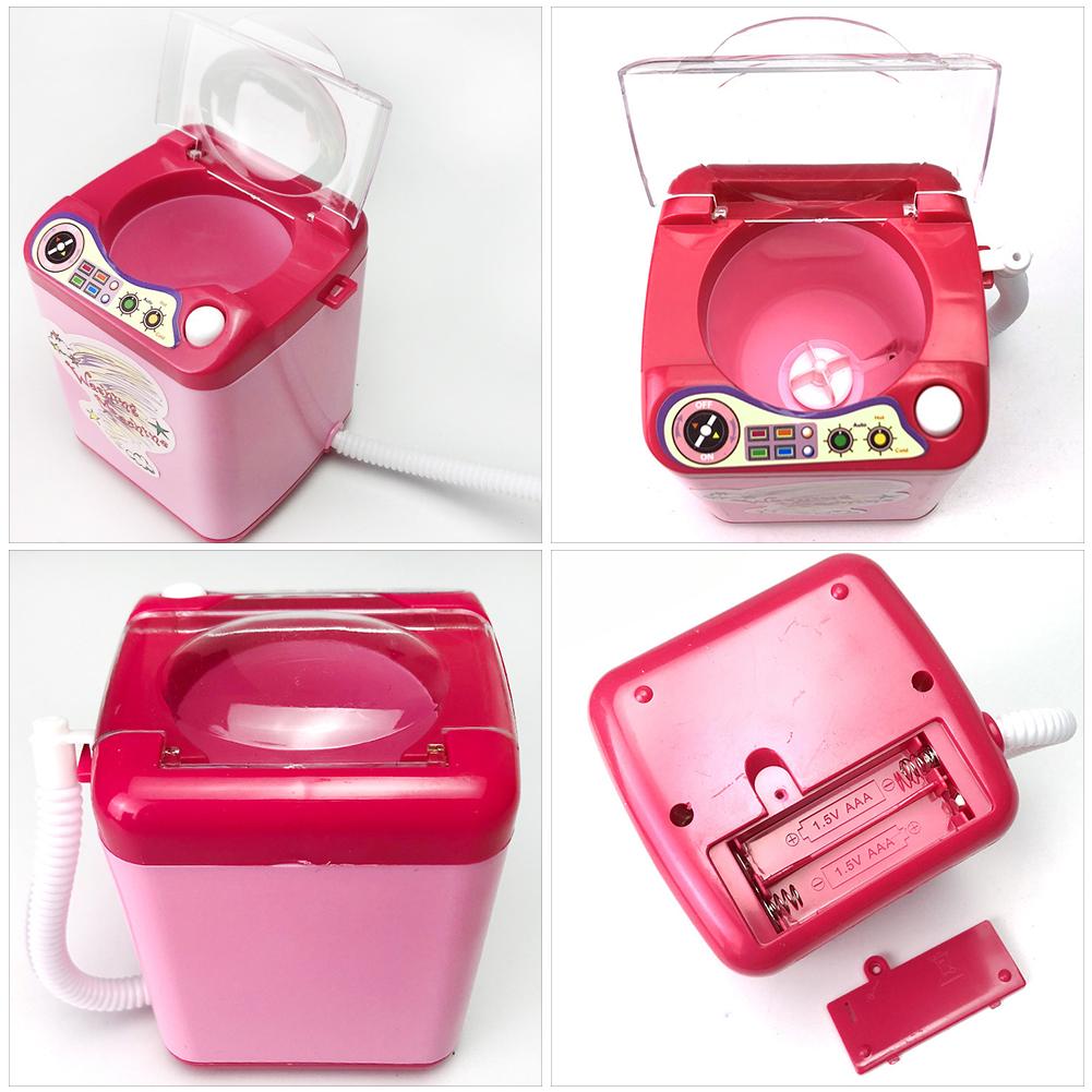 Portable Electric Makeup Brush Cleaner Puff Beauty Egg Makeup Brush Cleaner Play Toy Cleaning Machine Quick Cleaner Cleaning