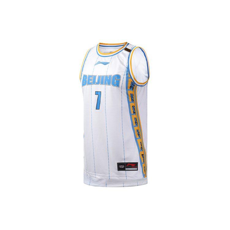 Li Ning CBA Collection Basketball Jersey Men's Standard White AAYP539-1