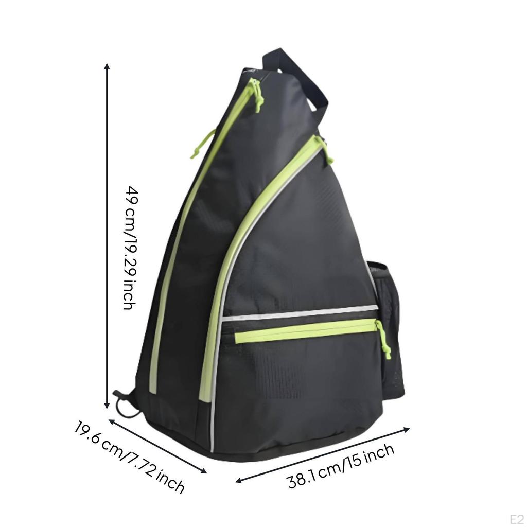 Padded Pickleball Backpack | Structured, Bag with Fence Hook, for Sports Club