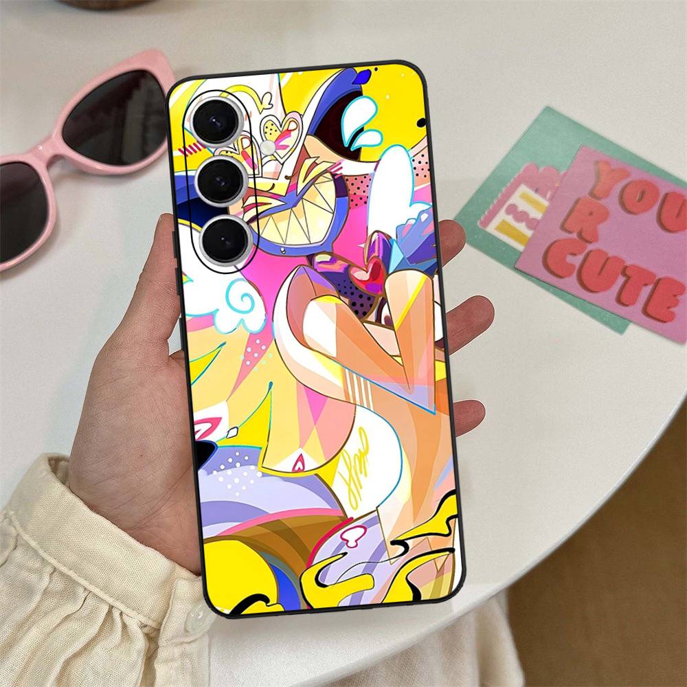 

Anime H-Hazbin H-Hotel Phone Case For Samsung S 24 fe 25 Ultra plus 20 lite 21 30 22 23 24 22 Ultra 5G Fundas Samsung S20 Plus 5G