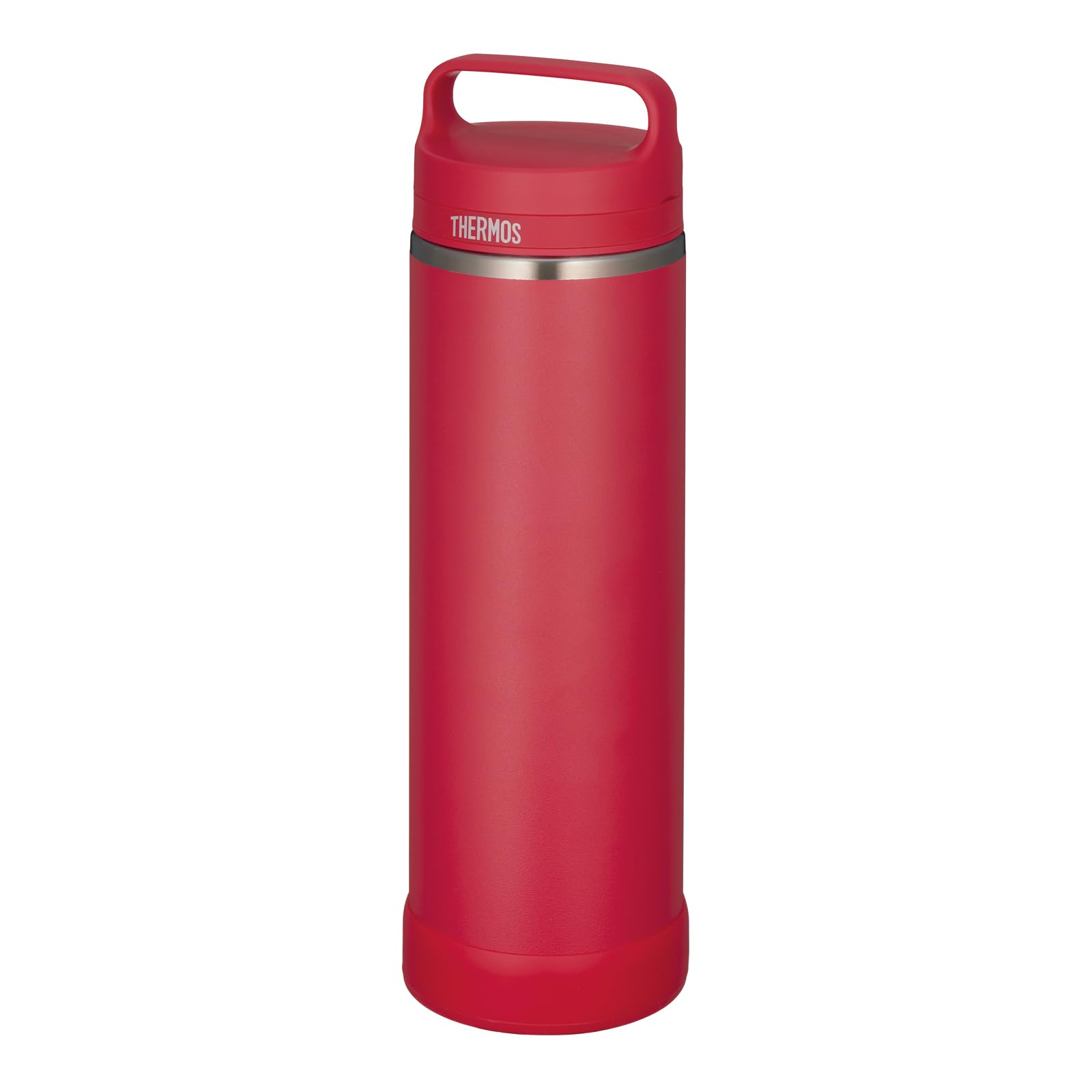 Thermos Vacuum Insulated Portable Mug with Carry R Handle, 1L, Red, JOW-1000