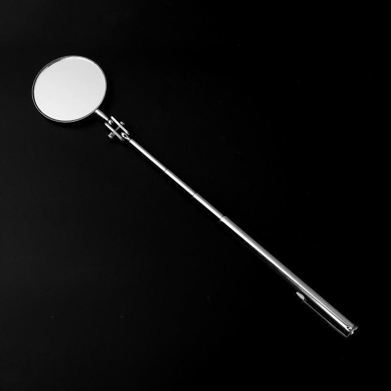 Square/Round 360 Degree Rotatable Angle Mirror Extendible Inspection Stainless Steel Mirror Automotive Repair Detection Tool