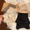 3pcs Summer Thin Men's Underwear Solid Color Underwear Men's Flat Underwear Mid Waist Breathable Square Underwear Boxer Brief