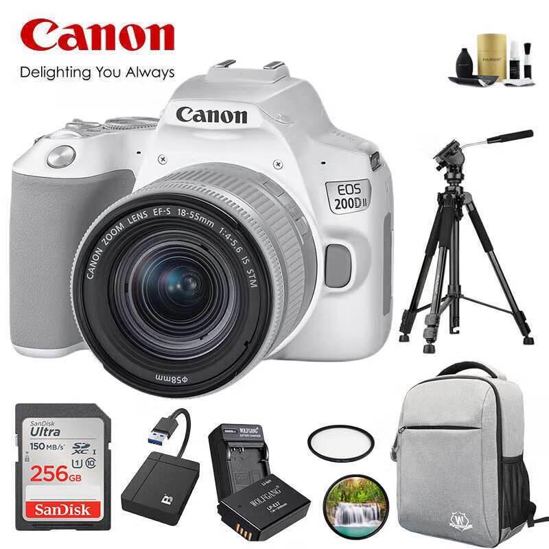 

Дзеркальна фотокамера Canon EOS 200D II Комплект з об єктивом 18-55 мм (версія CN)