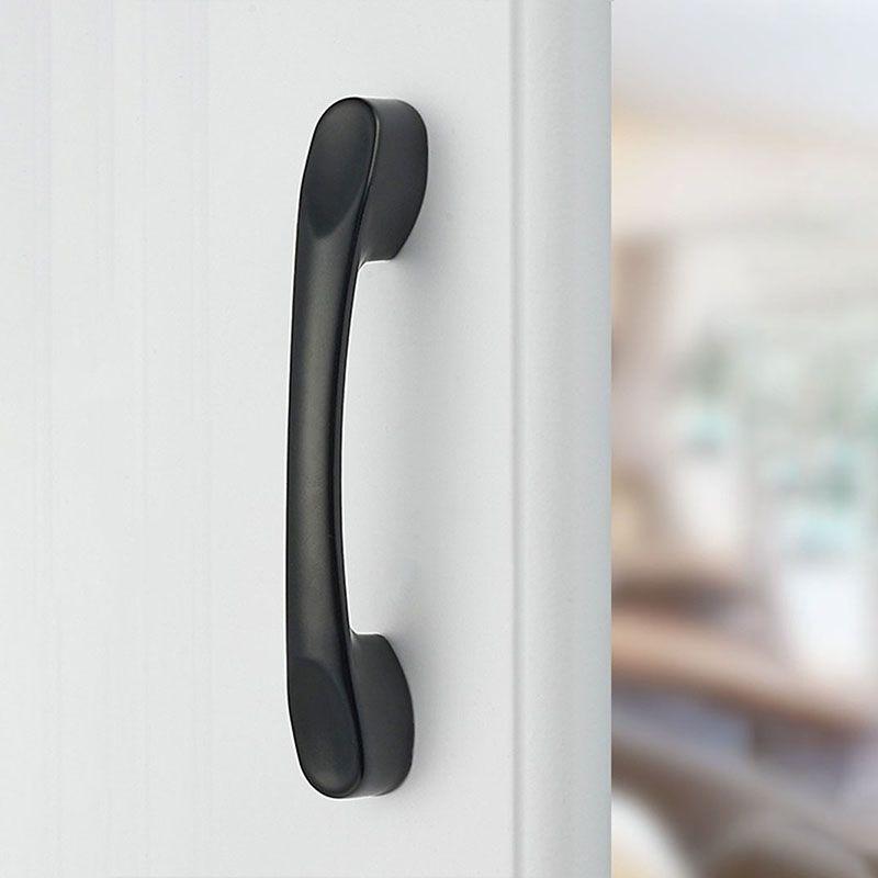 High-quality Zinc Alloy Matte Black Nickel Kitchen Cabinet Handle For Versatile Use
