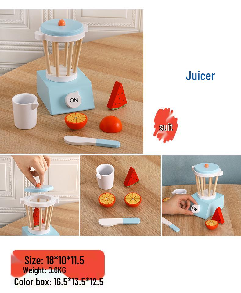 Wooden Educational Pretend Play Kitchen Set for Kids