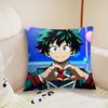 Anime M-My H-Hero Academia Izuku Midoriya Cushion Cover Living Room Headboard Office Bedroom Cushion Sofa Nap Time Pillow Case