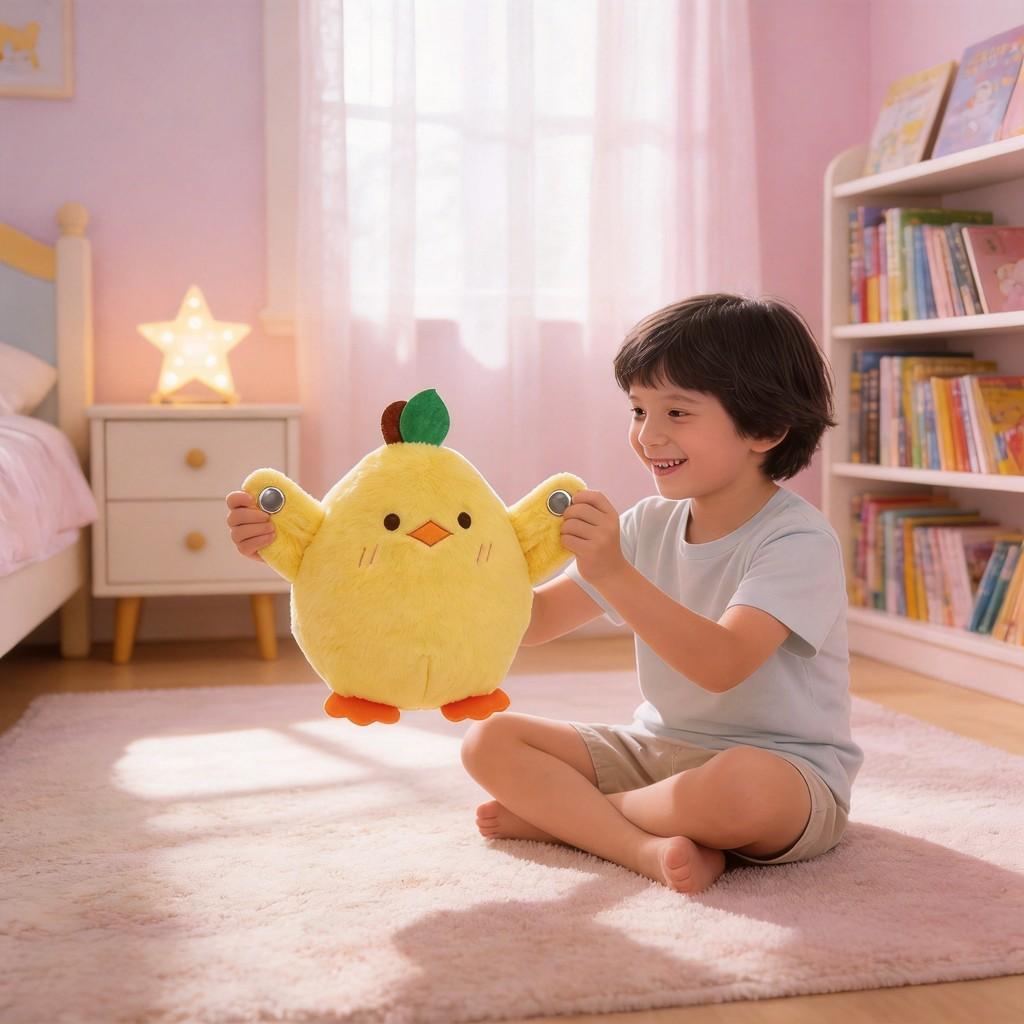 Embark On Musical Fun With Plush Interactive Chicken Toy For Kids Entertainment