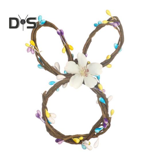 Easter Bunny Napkin Ring Spring Themed Napkin Holder Rabbit Ear Napkin Buckle Table Decorations for Dinner Party Banquet Events