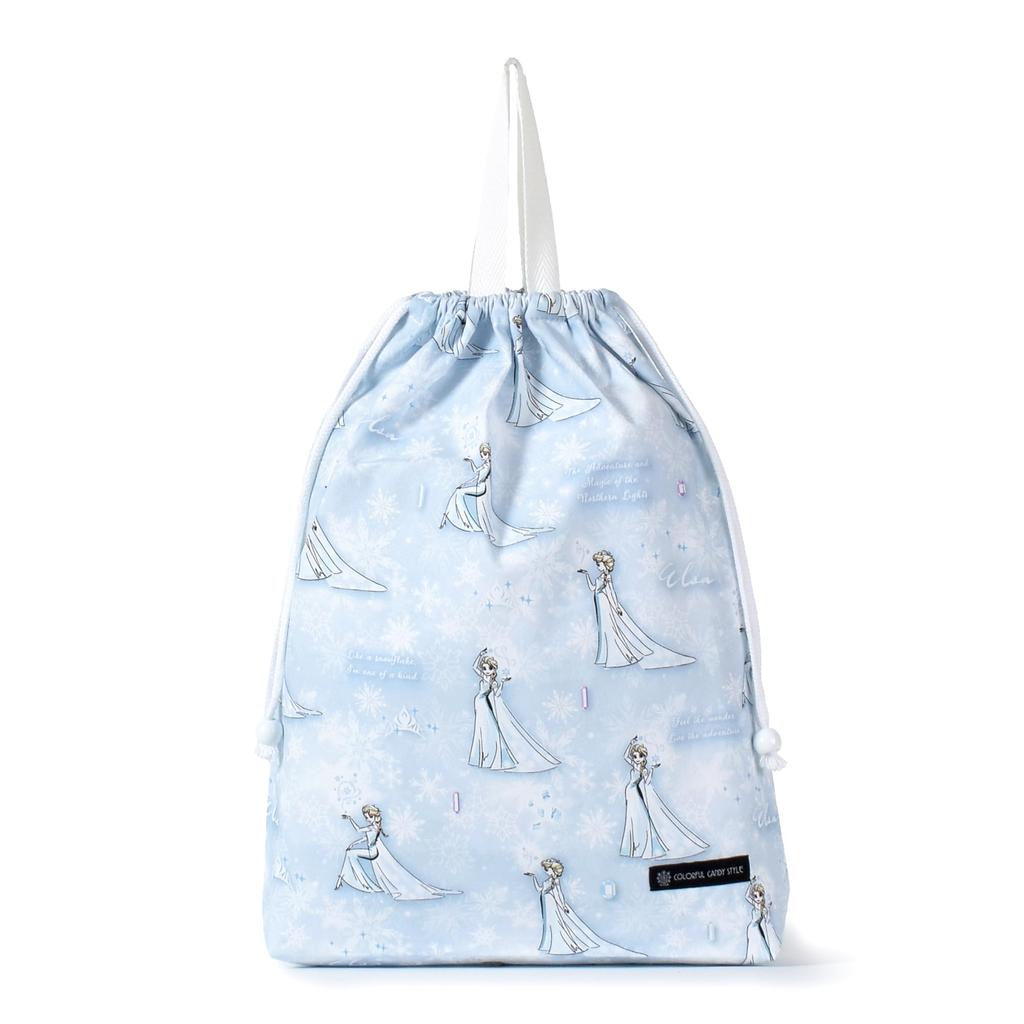 COLORFUL CANDY STYLE Disney Drawstring Gym Apron Cooking Class Kitchen Triangle Scarf Set Elementary NV502900 2-Piece Set Bag, Bag, (Sizes 130-160),