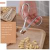 3pcs Stainless Steel Pine Nuts Clip Nut Opener Cracking Tool Portable Nut Opener for Household Nut Cracking Convenient