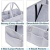 Tragbare Organizer-Tasche für Hundepflegezubehör mit mehreren Taschen