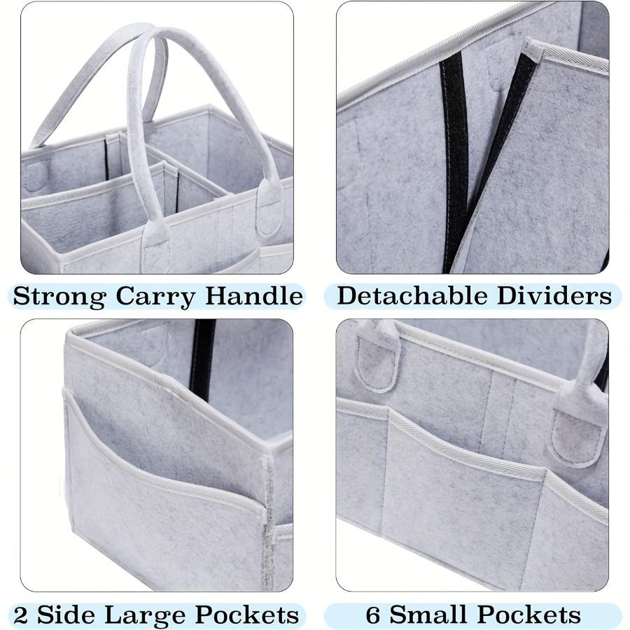 Tragbare Organizer-Tasche für Hundepflegezubehör mit mehreren Taschen
