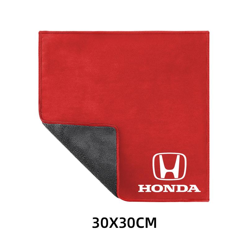 Car Accessories For Honda TYPER Civic XR-V HR-V CRV Fit Accord Odyssey Car Special Cleaning Towels Cleaning Soft Brush Stickers