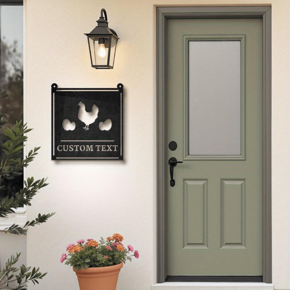 Unique Handmade Custom Country Coop Delights Sign Adorned with Eggs and Chickens Perfect for Rustic Homes and Thoughtful Gifting