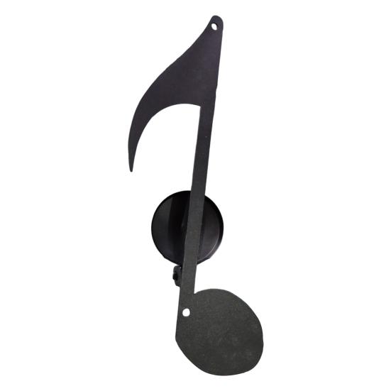 

1 Set Candle Holder Wall-mounted Creative Handmade Metal Musical Note Key Shape Tea Light Display Stand Home Decor B