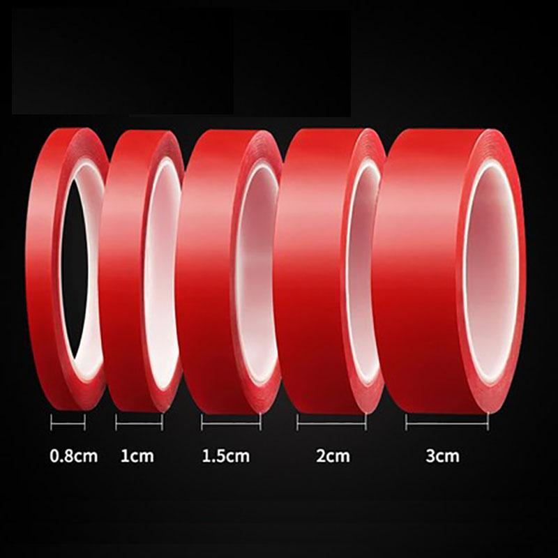 DoubleSided Tape 3m/9.84feet Nano Tape 5/10/15/20mm Width Transparent Tape No Traces Washable Adhesive Traceless Sticker Glue