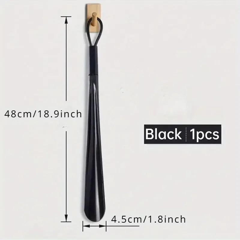 

Extra Long Shoe Horns Black Plastic Shoe Horn Spoon Shape Shoehorn Lifter Shoes Accessorie чёрный