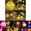 Romantische LED Rosen Lichterkette Warmweiß Batteriebetrieben Deko für Hochzeiten und Heiratsanträge