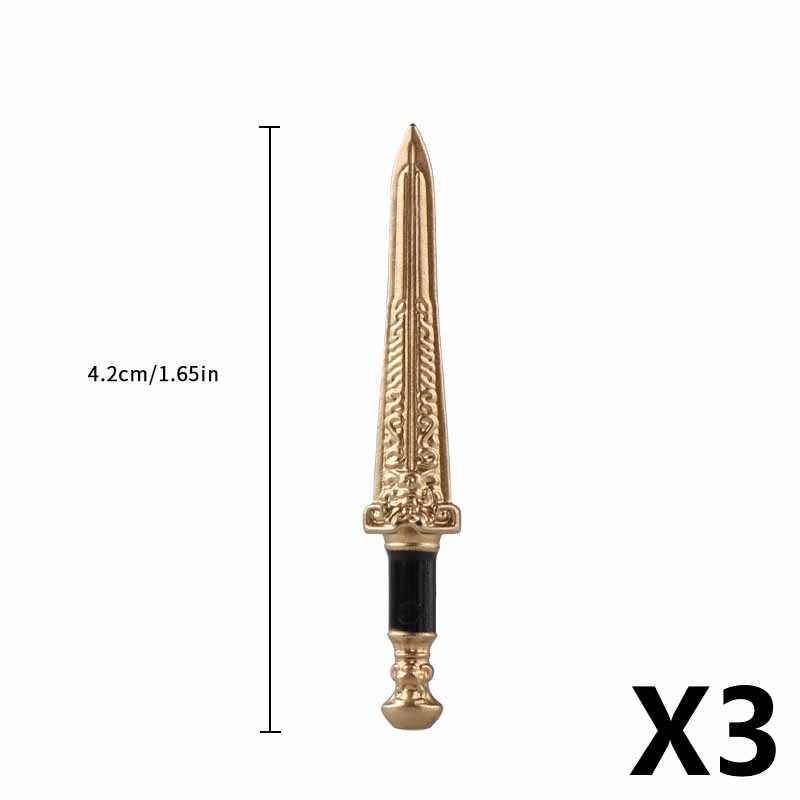 12/24 bucăți figurine medievale kit de accesorii pentru arme blocuri de construcție sabie regele scut regele leu topor de luptă trident topor cu două tăișuri jucărie din cărămidă