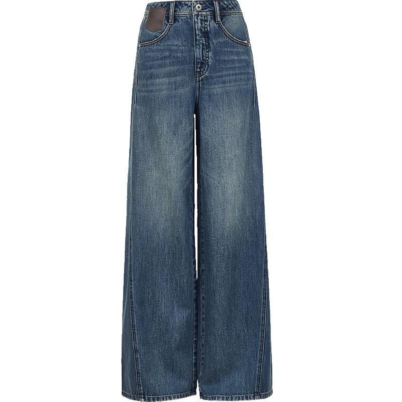 Only Women's 2025 Summer High-Waist Straight Leg Loose Jeans