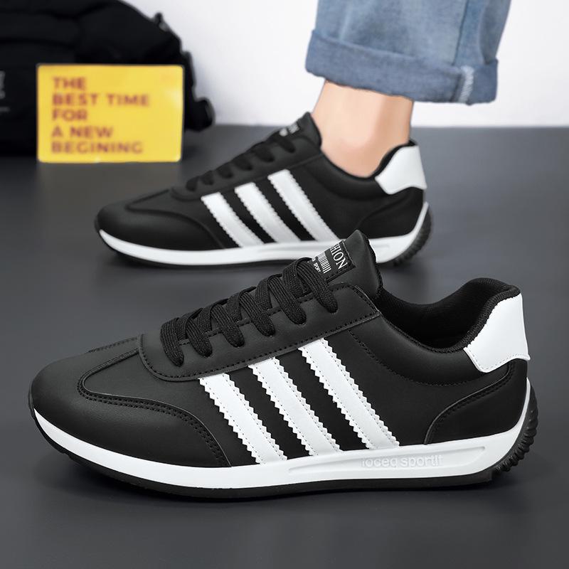 Forrest Gump Men's Retro Leather Sneakers - Breathable Stylish Casual Shoes with Soft Sole