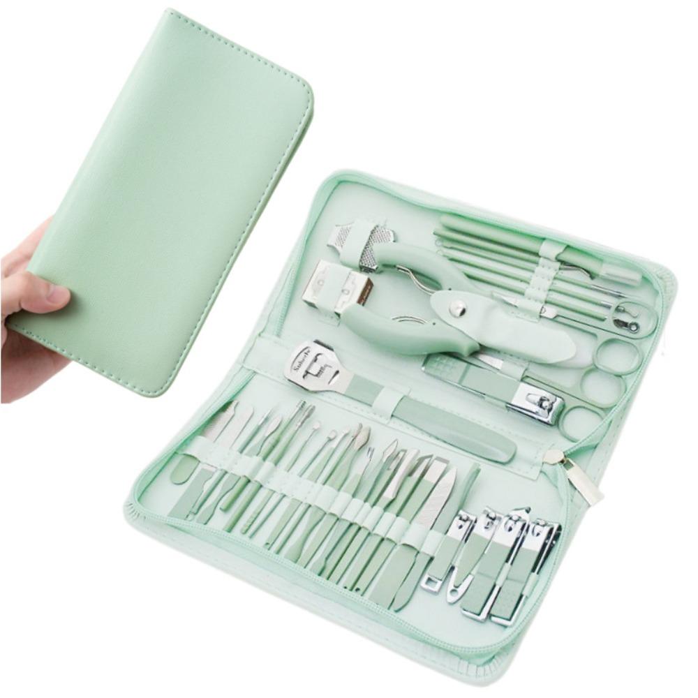 

Профессиональный набор кусачек для ногтей Инструмент для ухода за ногтями из нержавеющей стали Долговечный набор для ухода за ногтями Дом 35pcs