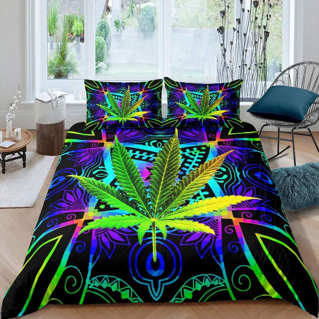 Marine Life Shark Three-Piece Quilt Cover 3D Digital Printing Bedding Set Bed Cover