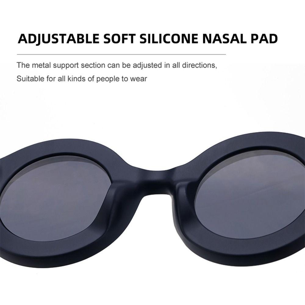 Punk Round Frame Sun Glasses Luxury Hip Hop Shades Trendy Steampunk Sunglasses for Women & Men