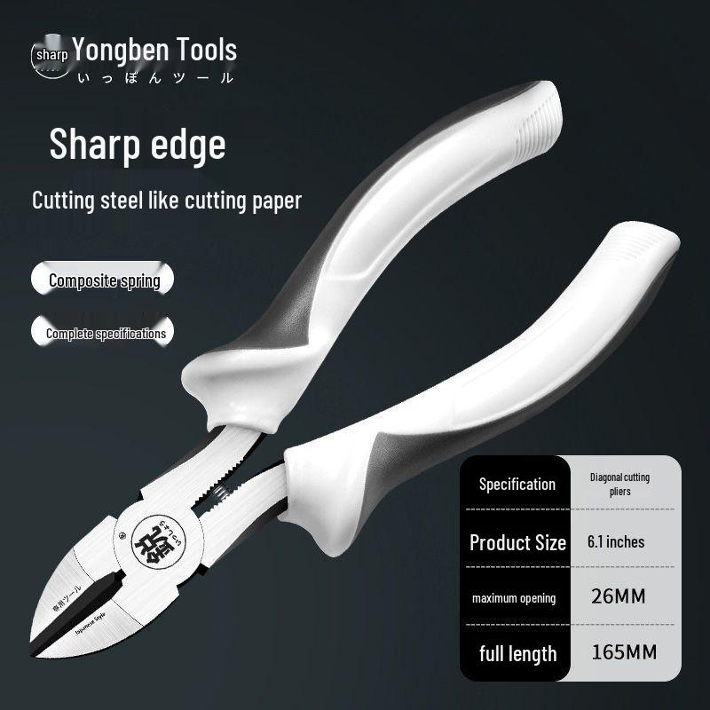 Japanse Multifunctionele Veerondersteunde Diagonale Kniptang voor Bonsai Vormgeving en Draad Knippen