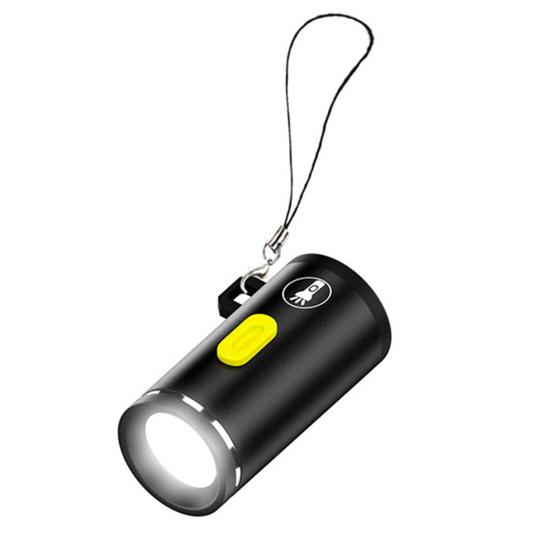 Outdoor Mini Flashlight USB Rechargeable High Lumens Aluminum Alloy Ultra