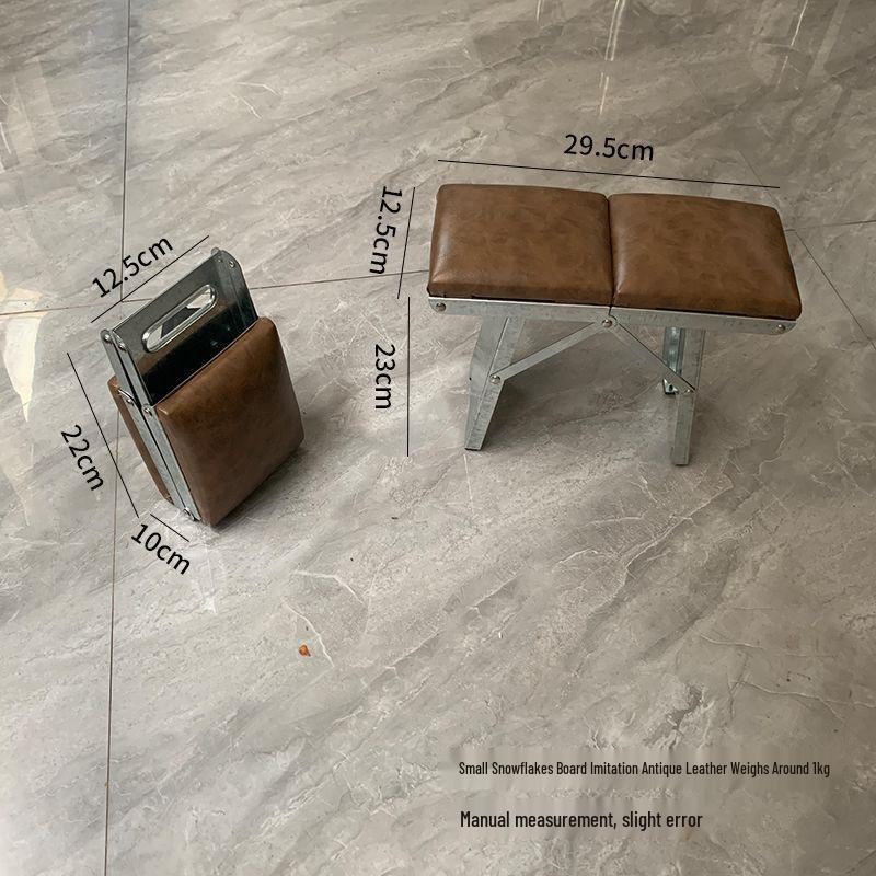 Kompakter Klapphocker für Zuhause und Reisen