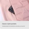 Women's Patchwork Sports Cotton Jacket Warm Stand Collar Slim Lightweight Autumn Winter Outdoor Windproof Coat