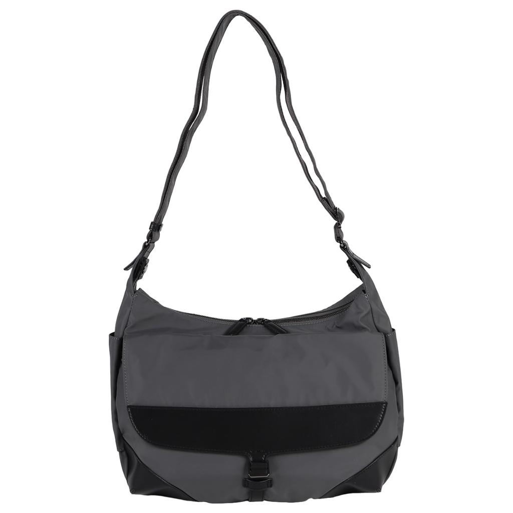 Isaac Military Flap Shoulder Size Bag, M, DGY(15)