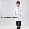 Costume Docteur Infirmière Garçons Filles Blouse de Laboratoire Enfant Déguisement Jeu de Rôle