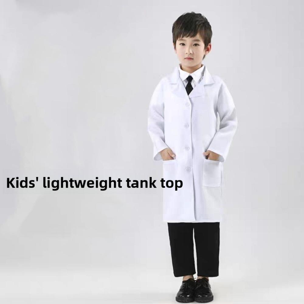 Costume Docteur Infirmière Garçons Filles Blouse de Laboratoire Enfant Déguisement Jeu de Rôle