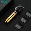 New V-989 Men's Oil Head Clipper Hair Clipper Gradient Color Body Hair Trimmer USB Dual Use Pusher Powerful LED Intelligent Digital Display Pusher