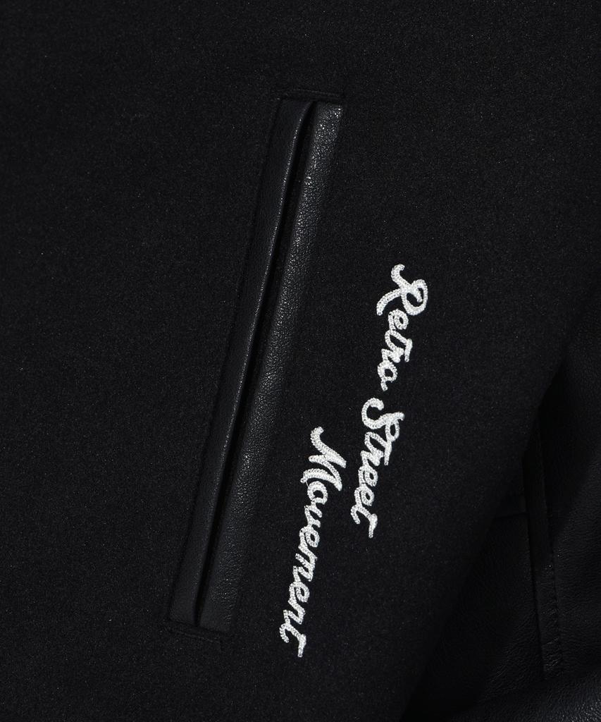 Distn9Ne D Wappen Varsity Padded Jumper Black (Lo1Ju016-076)