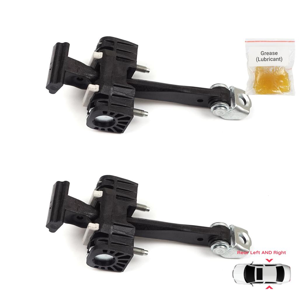 BDP1239-1 2 Pieces Rear Left AND Right Door Catch Hinge Brake Stop Check Strap Limiter for Chevrolet Vauxhall Opel Zafira B 2005-2014 13214193