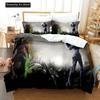 3D Print Fashion Anime Mega Man X DiVE Bedding Set Boys Girls Twin Queen Full Size Duvet Cover Pillowcase Bed Adult Bedroom